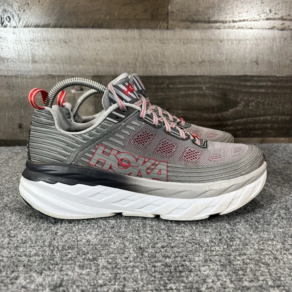 Hoka Bondi 6 Running Shoes Hoka One Low Top Sneakers 1019269 ASGY Men's 9.5